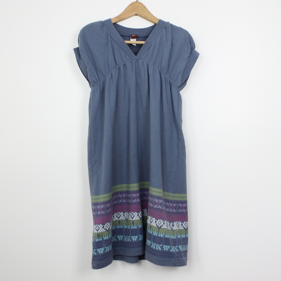 Tea Collection Other - Tea Collection Gray/Blue Dress Sz 12